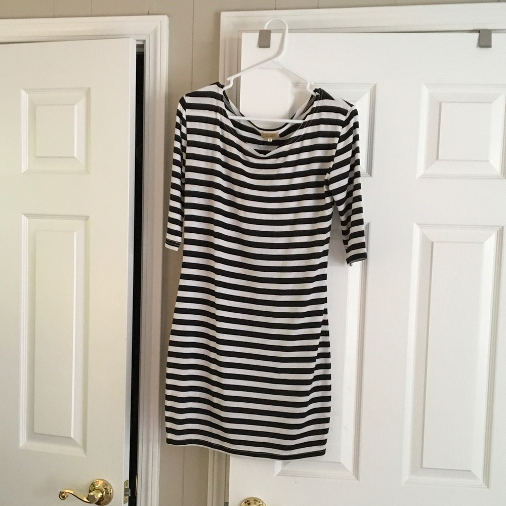 PIKO black and white striped dress